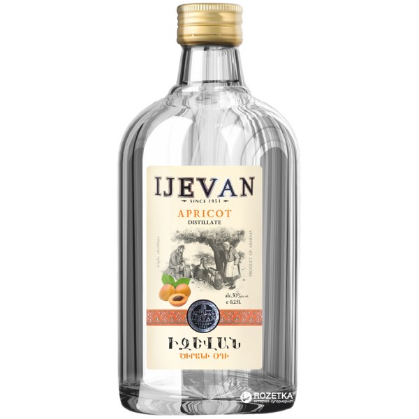 Vodka "Ijevan" apricot 0.25l