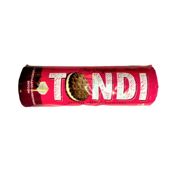 Печенье "Tondi" сэндвич шоколадно-сливочный вкус 190г