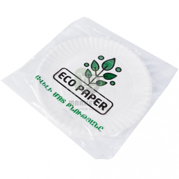 Бумажные тарелки "Eco Paper" 6шт