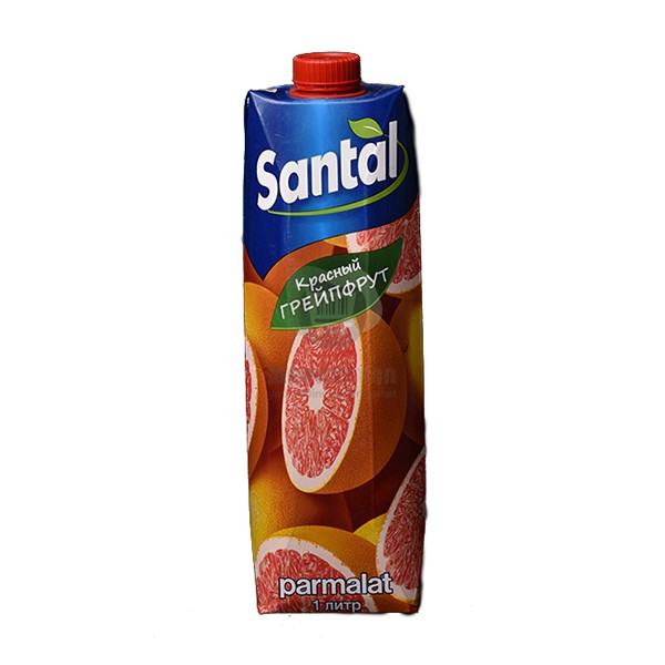 Сок "Santal" красный грейпфрутовый 1л