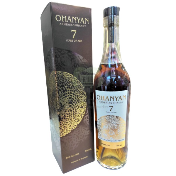 Cognac "Ohanyan" 7 years 40% 0.5l