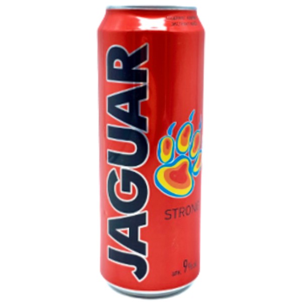 Напиток "Jaguar" газированный слабоалкогольный 9% 0.5л