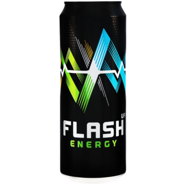Напиток энергетический "Flash Up" безалкогольный газированный ж/б 0.45л