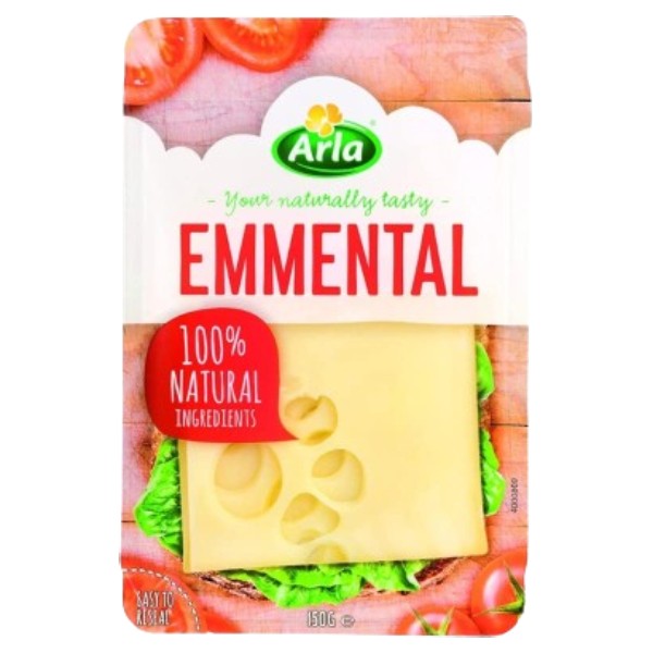 Сыр "Arla" Эмменталь нарезанный 150г