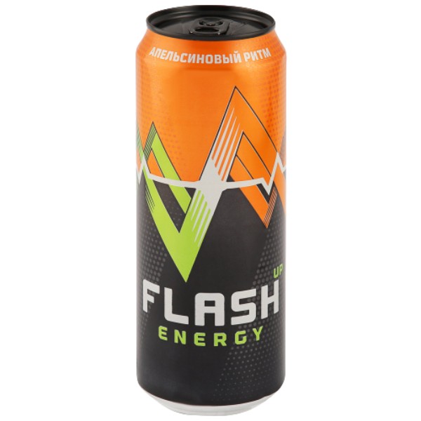Напиток энергетический "Flash Up" Energy апельсиновый ритм 450мл