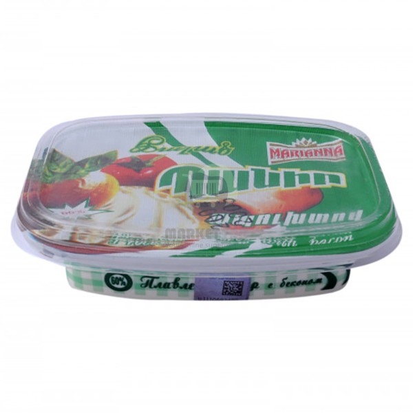 Processed cheese "Marianna" with ham 100 gr.