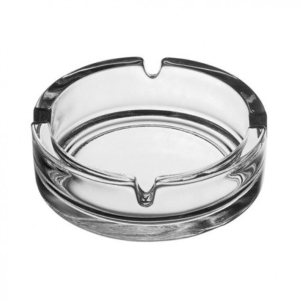 Glass ashtray "Marketian" 02 C1015