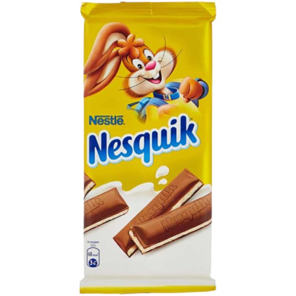 Шоколадная плитка "Nesquik" молочная 90г