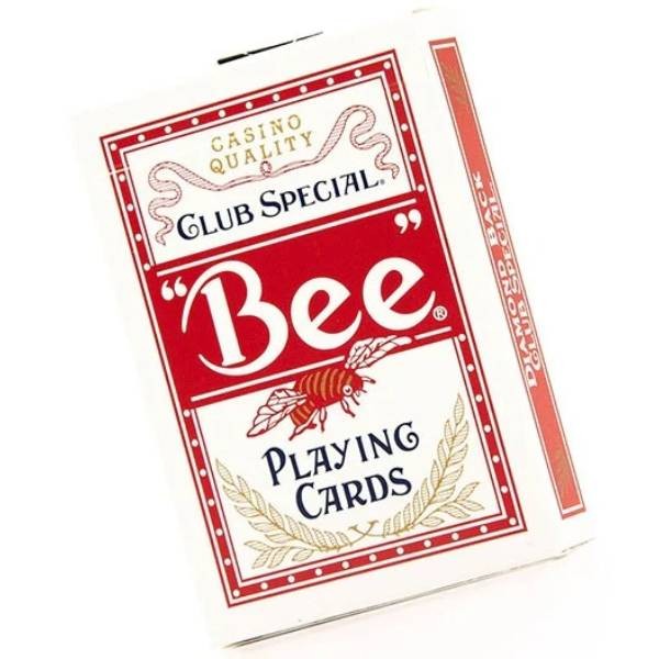 Playing card "Bee" red