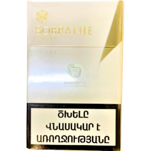 Ծխախոտ «Sobranie» Սլայդ սպիտակ 20հատ