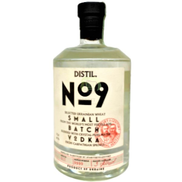 Водка "Distil" №9 40% 0.7л