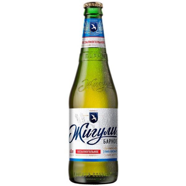 Beer "Жигули" non-alcoholic light g b 0.45l