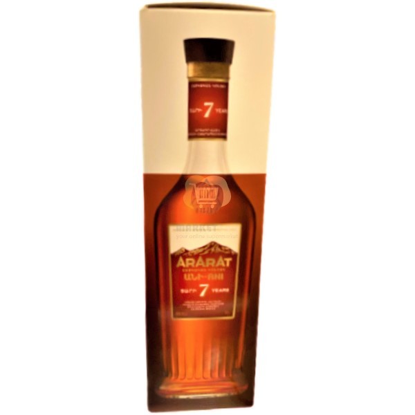 Cognac "Ararat" Ani 7 years aging 40% in a box 0.5l