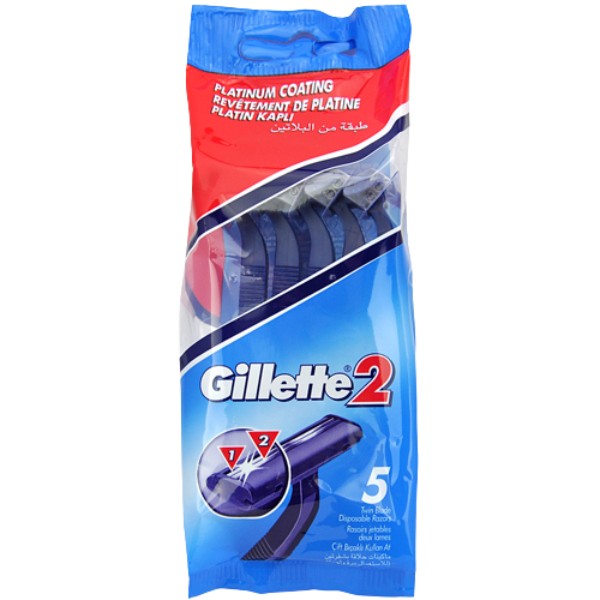 Shaving machine "Gillette" 2 5pcs