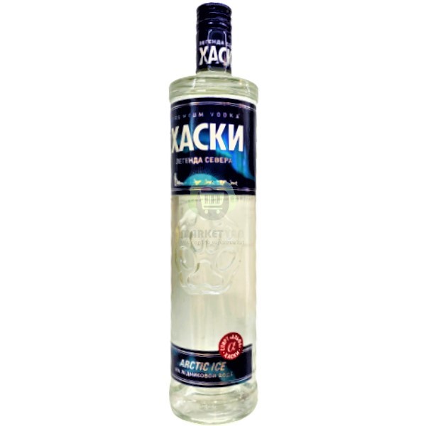 Vodka "Khaski" Arctic ice Premium 40% 0.7l