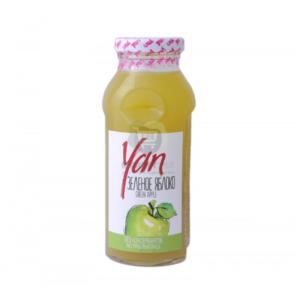 Juice "Yan" green apple 0.25l