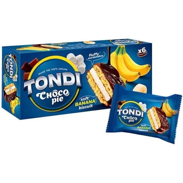 Cookies "Tondi" banana flavor 6 pcs