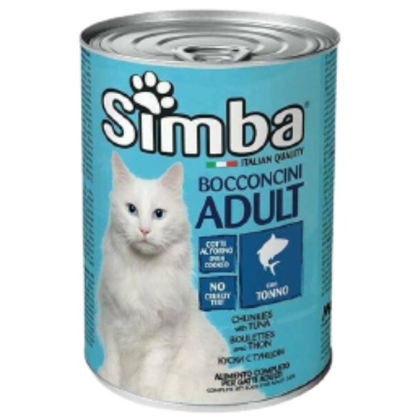 Canned food for cats "Simba" with tuna 415g