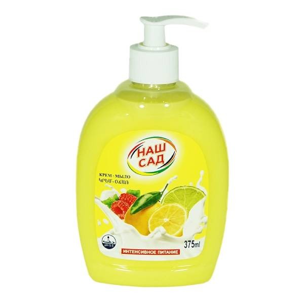 Liquid soap "Наш Сад" lemon and lime 375 ml