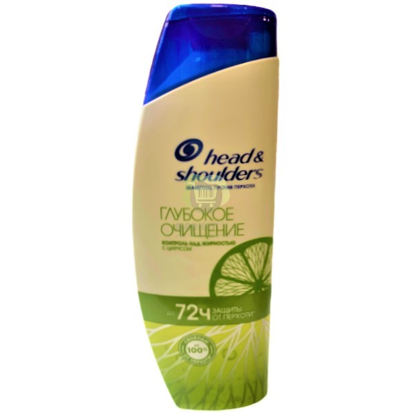 Shampoo "Head & Shoulders" deep cleansing, oil control, with citrus 400ml