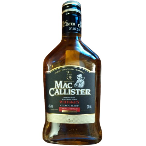 Виски "Maccallister" классический 40% 0.25мл