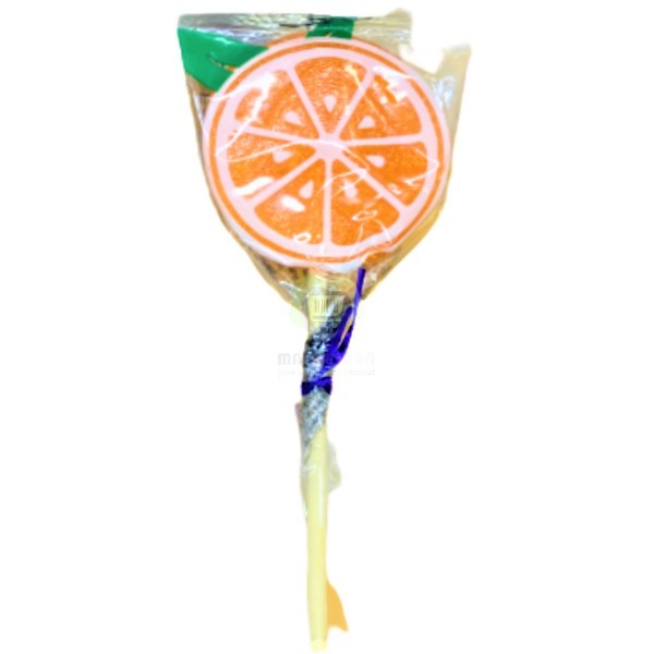 Lollipop "Marketyan" on a stick orange pcs