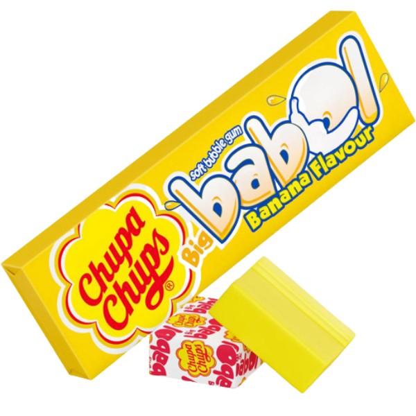Chewing gum "Chupa Chups" Big Bubble banana 21g