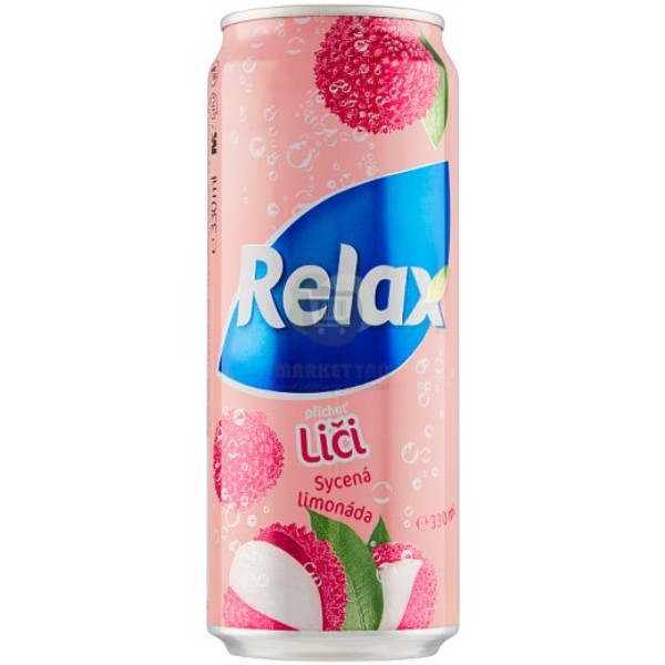 Освежающий газированный напиток "Relax" личи 0.33л