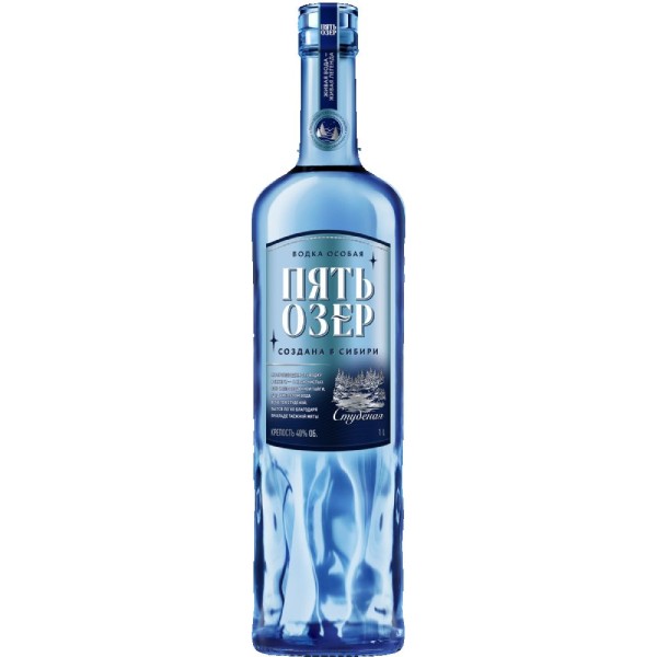 Vodka "Пять Озёр" Iced 1l