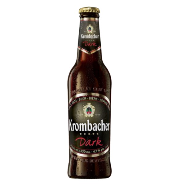 Пиво "Krombacher" Dark 4.3% с/б 0.5л
