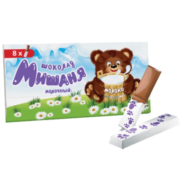 Շոկոլադ «Mishanya» կաթնային 90գ