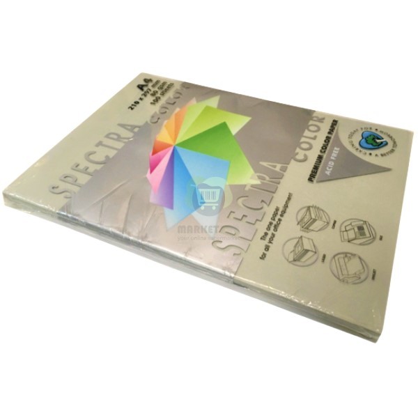 Цветная бумага "Sinar Spectra" платиновая офисная для принтера