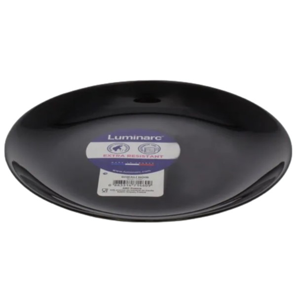 Plate "Luminarc" Diwali black 19cm 1pcs