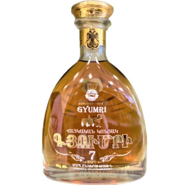 Cognac "Gyumri" 7 years old 40% 0.5l