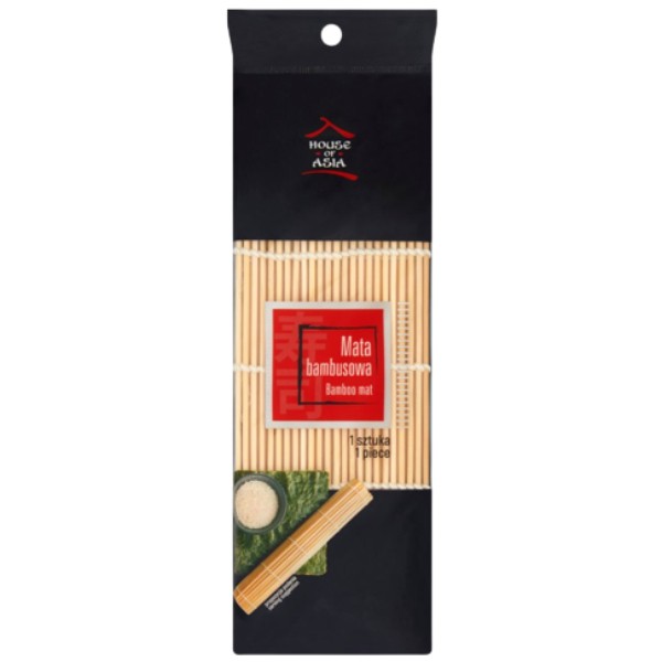 Bamboo mat "House of Asia" for making sushi 1pcs