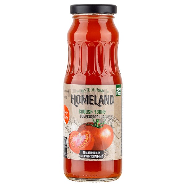 Tomato juice "Homeland" 0.25gr