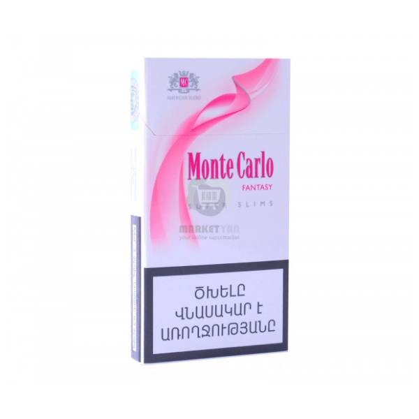 Сигареты "Monte Carlo" "Фантазия" тонкие