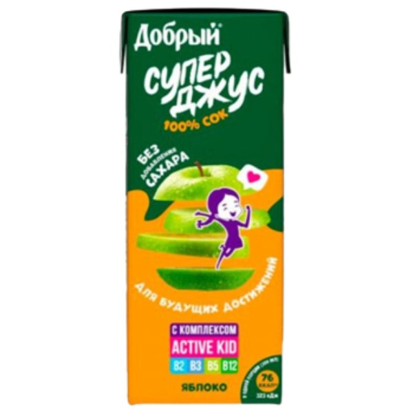 Juice "Dobry" Super Juice apple 200ml