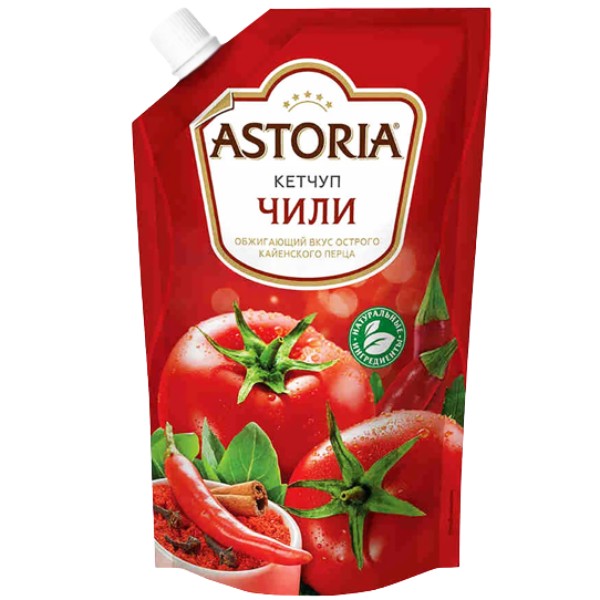 Ketchup "Astoria" chili spicy 330g