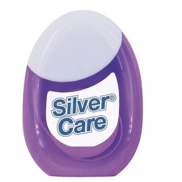 Зубная нить "Silver Care" отбеливающая 25м