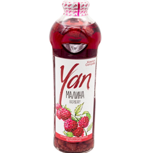 Compote "Yan" raspberry 930ml