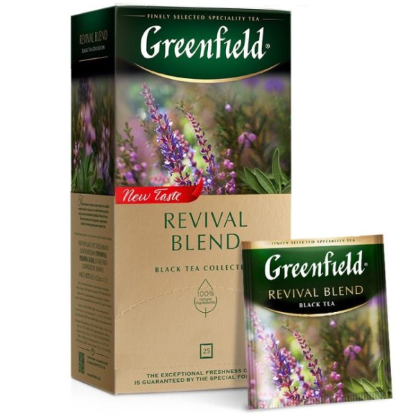 Black tea "Greenfield" Renaissance blend 25 packs