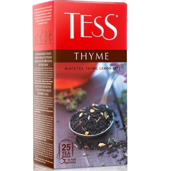 Սև թեյ «Tess Thyme» 25 փաթեթ