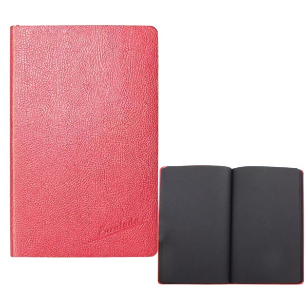 Diary "Escalada" Nappa undated pink metallic black pages 135*210mm 96l