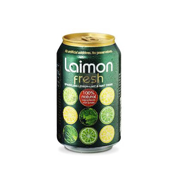 Թույլ գազավորված ըմպելիք «Laimon fresh» լայմ, կիտրոն, անանուխ 0.33լ