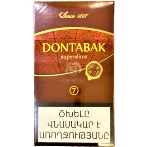 Cigarettes "Dontabak" 7 Superslims 20pcs