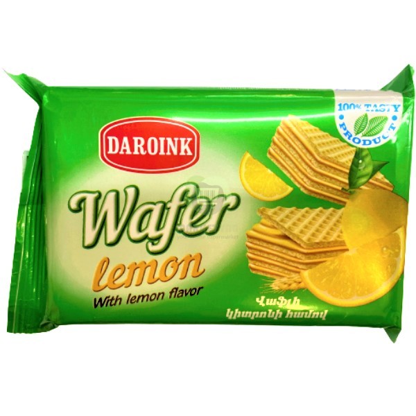 Вафли "Daroink" со вкусом лимоном 180г