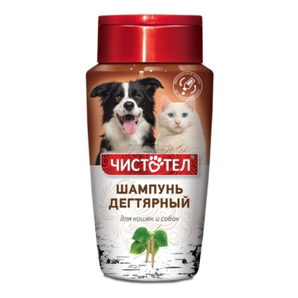 Shampoo "Chistotel" for dogs and cats against fleas and mites 220ml