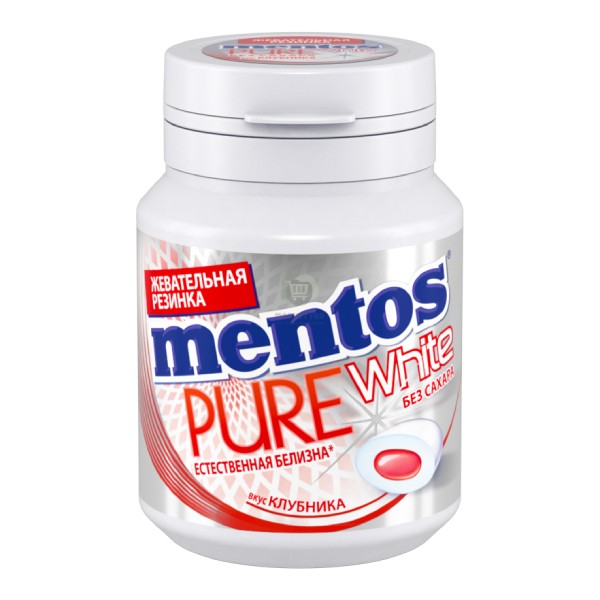 Жевательная резинка "Mentos" со вкусом клубники 54гр