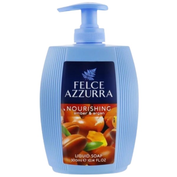 Liquid soap "Felce Azzurra" nutritious amber and argan 300ml